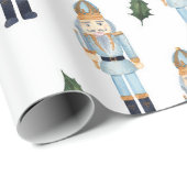 Niedliches WeihnachtsNutcracker-Muster Geschenkpapier (Rolleneckpunkt)