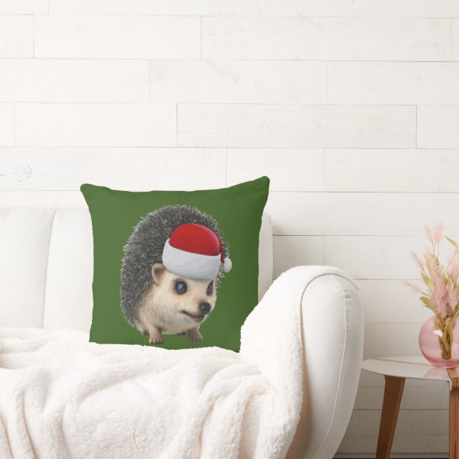 Niedliches Weihnachtsopsum oder Igel mit Weihnacht Kissen (Liege)