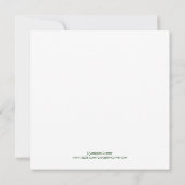 Niedliches WeihnachtsParty Einladung-mit Zitat Einladung (Rückseite)