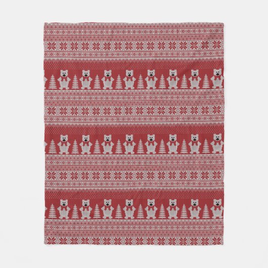 Niedliches Weihnachtspolar Fleece Blanket (Vorderseite)