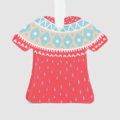 Niedliches Weihnachtspulli Ornament (Rückseite)