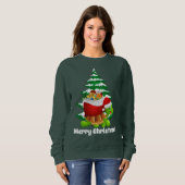Niedliches Weihnachtspulli Sweatshirt (Vorne ganz)