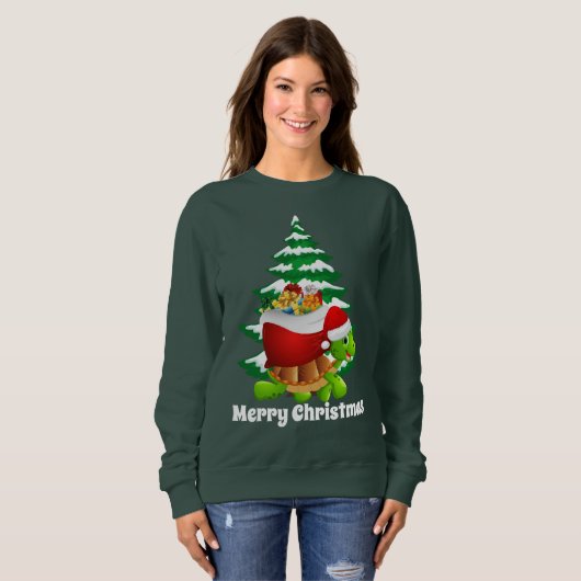 Niedliches Weihnachtspulli Sweatshirt (Vorne ganz)