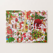 Niedliches Weihnachtspuzzle kannst du die Maus fin Puzzle (Horizontal)