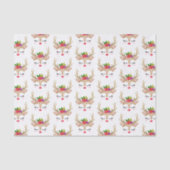 Niedliches Weihnachtsschauspiel Seidenpapier (Vorderseite)