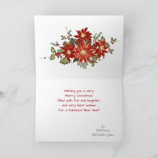 Niedliches Weihnachtsschrei Feiertagskarte (Innenseite)