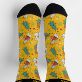 Niedliches Weihnachtstiermuster Weihnachten Weihna Socken (Oben)