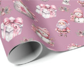 Niedliches Weihnachtswackelpapier für Kinder Geschenkpapier (Rolleneckpunkt)