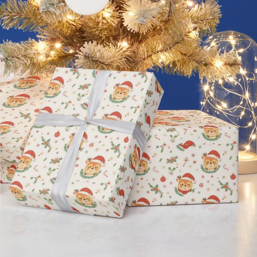 Niedliches Weihnachtswackelpapier Geschenkpapier (Feiertage)