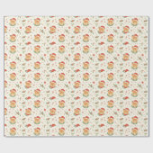 Niedliches Weihnachtswackelpapier Geschenkpapier (Flach)