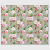 Niedliches Weihnachtswackelpapier Geschenkpapier (Flach)