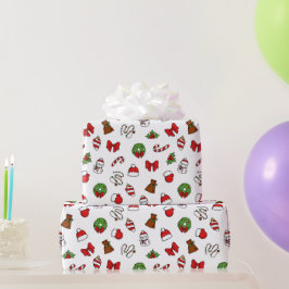 Niedliches Weihnachtswackelpapier Geschenkpapier