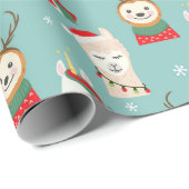 Niedliches Weihnachtswackelpapier Geschenkpapier (Rolleneckpunkt)