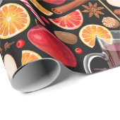 Niedliches Weihnachtswackelpapier Geschenkpapier (Rolleneckpunkt)