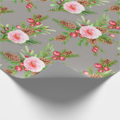 Niedliches Weihnachtswackelpapier Geschenkpapier (Ecke)