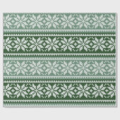 Niedliches Weihnachtswaschpapier Geschenkpapier (Flach)