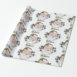 Niedliches Weihnachtswaschpapier Geschenkpapier