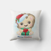 Niedliches Weihnachtswasser Kinderzimmer Kissen (Rückseite)