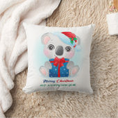 Niedliches Weihnachtswasser Koala Kinderzimmer Kissen (Decke)