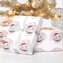 Niedliches Weihnachtswrapping-Papier Geschenkpapier