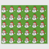 Niedliches Weihnachtswrapppapier für den Weihnacht Geschenkpapier (Flach)