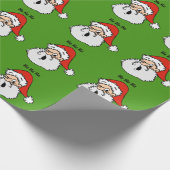 Niedliches Weihnachtswrapppapier für den Weihnacht Geschenkpapier (Ecke)