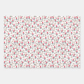 Niedliches Weihnachtszwergpapier Geschenkpapier Set (Vorderseite 3)