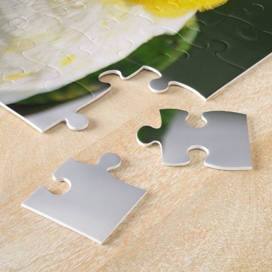 Niedliches Weiß aufgeblähter Caique-Papagei Puzzle (Seite)