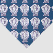 Niedliches weißer Elefant-Geschenk Seidenpapier (Ausschnitt)