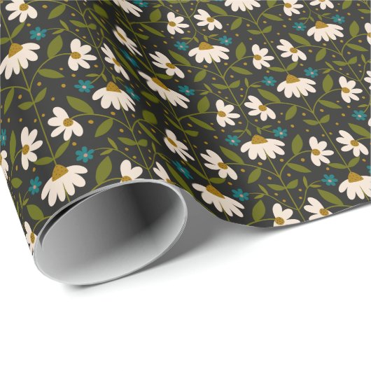 Niedliches weißes Farbmuster Geschenkpapier (Rolleneckpunkt)