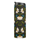 Niedliches weißes Farbmuster Thermosbecher (Nach rechts gedreht)