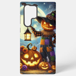 Niedliches, weißes Halloweenschaukeln und Kürbisse Samsung Galaxy Hülle
