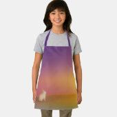 Niedliches Weißes Kaninchen auf Grassy Hill bei So Schürze (Insitu)