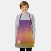 Niedliches Weißes Kaninchen auf Grassy Hill bei So Schürze (Getragen)