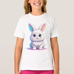 Niedliches Weißes Kaninchen T-Shirt