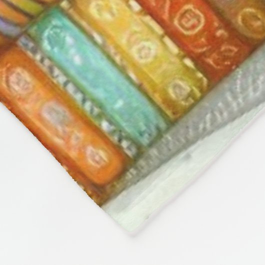 Niedliches, weißes Lebkuchenhaus Fleecedecke (Ecke)