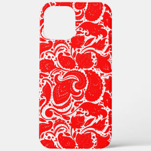 Niedliches, weißes Paisley Case-Mate iPhone Hülle