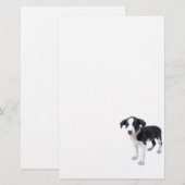 Niedliches Welpen-Hundebriefpapier Briefpapier (Vorne/Hinten)