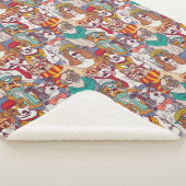 Niedliches Welpen-Mode-Muster Sherpadecke (3/4)