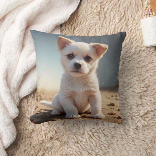 Niedliches Welpenkissen Kissen (Decke)