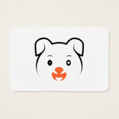 Niedliches Welpenwink (Rückseite)