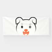 Niedliches Welpenwink Banner (Horizontal)