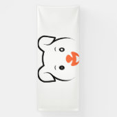 Niedliches Welpenwink Banner (Vertikal)