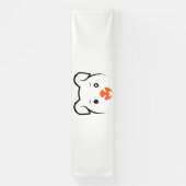 Niedliches Welpenwink Banner (Vertikal)