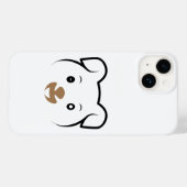 Niedliches Welpenwink Case-Mate iPhone Hülle (Rückseite (Horizontal))