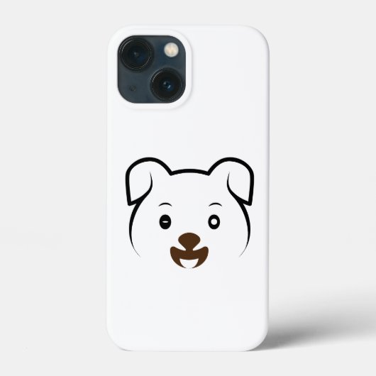 Niedliches Welpenwink Case-Mate iPhone Hülle (Rückseite)