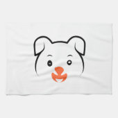 Niedliches Welpenwink Geschirrtuch (Horizontal)