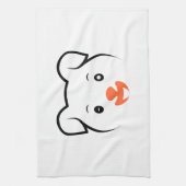 Niedliches Welpenwink Geschirrtuch (Vertikal)
