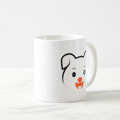 Niedliches Welpenwink Kaffeetasse (VorderseiteRechts)