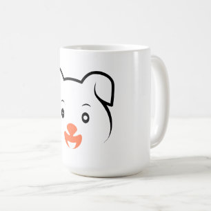 Niedliches Welpenwink Kaffeetasse